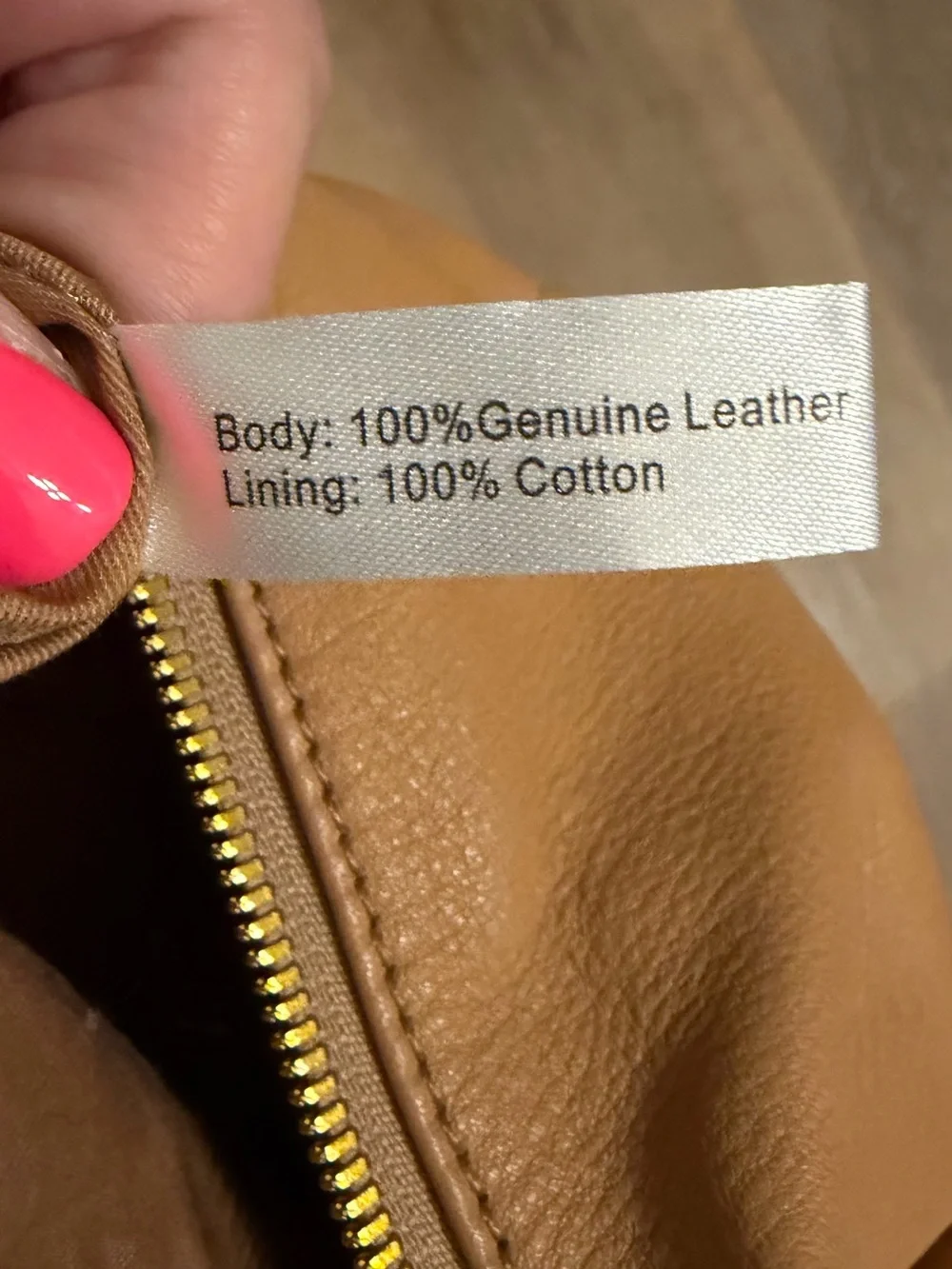 HOBO Genuine Leather Hobo Shoulder Bag Camel Tan Slouchy Large Purse - Picture 5 of 16